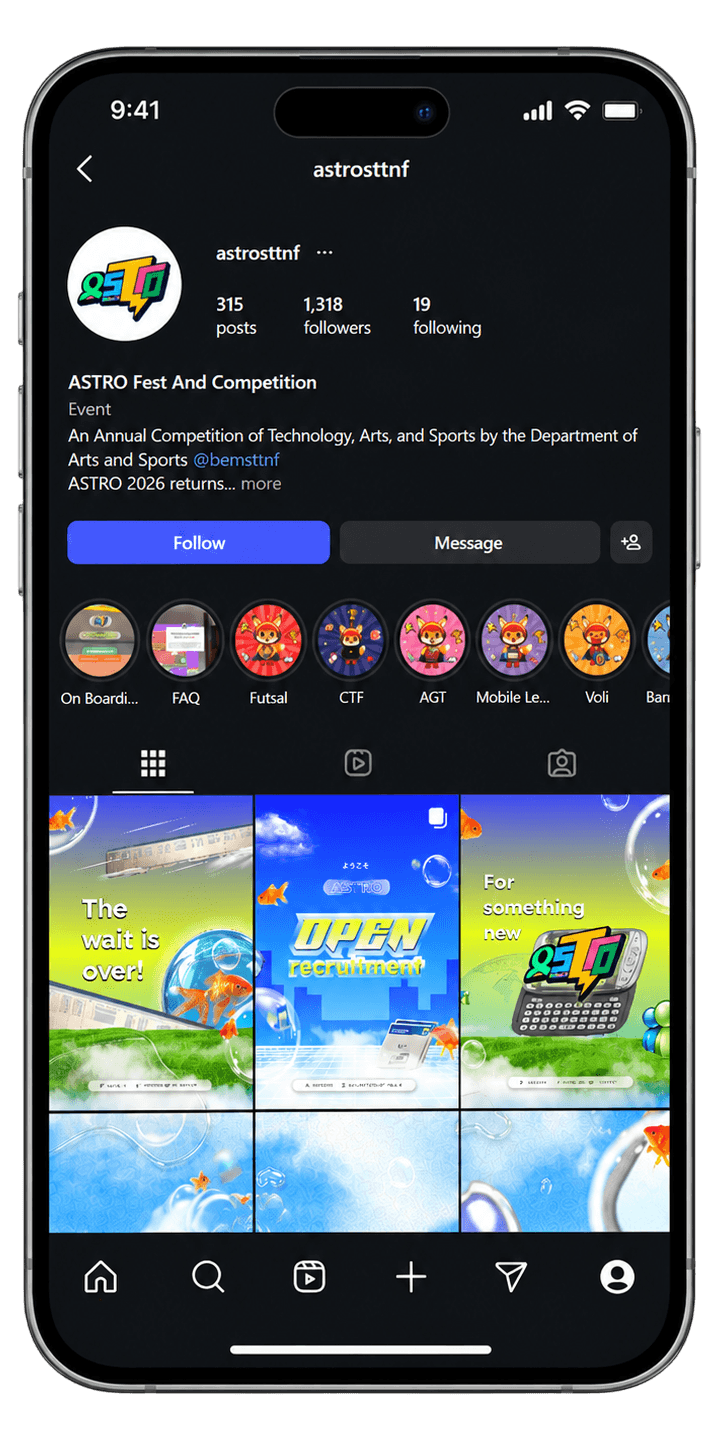 ASTRO Instagram Hub Mobile