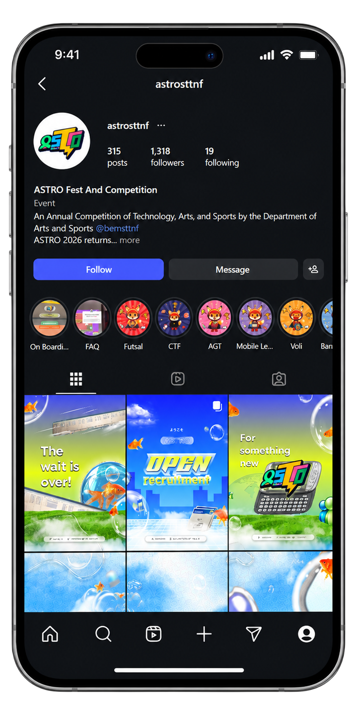 ASTRO Instagram Hub Mobile
